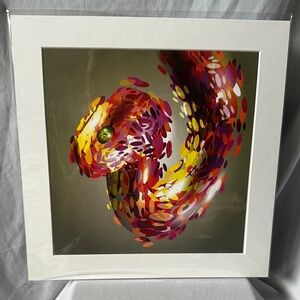 Abstract Multicolor Art Print COMES TO LIFE!!!!!